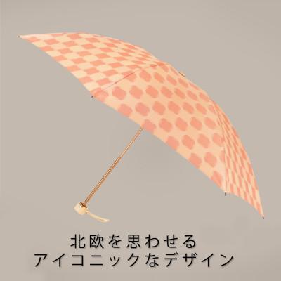 ふるさと納税 西桂町 婦人折たたみ傘ノルディック　ドットコラージュ(ピンク)槙田商店の傘職人が作る北欧テイスト日本製傘 |  | 01