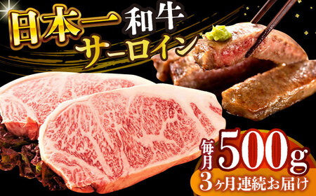 【3回定期便】A4-A5 長崎和牛 サーロインステーキ 250g×2【株式会社 MEATPLUS】サーロイン サーロインステーキ 牛サーロイン 和牛ステーキ [DBS086]