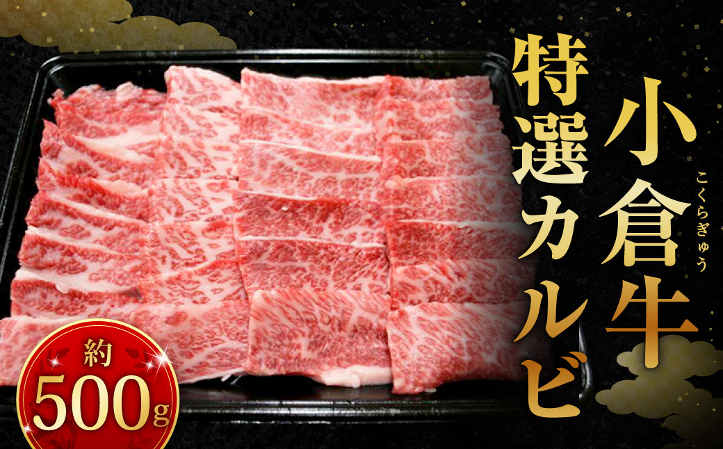 
別格！小倉牛特選カルビ 500g
