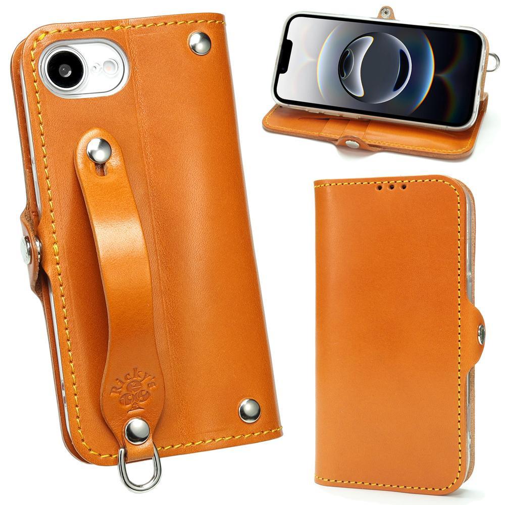 【ふるさと納税】EFGS iPhone 17e / 16e 手帳型 ケース 栃木キャメル 【左開き】TPU スタンド カード入れ ベルト付き 栃木レザー 本革 リッキーズ