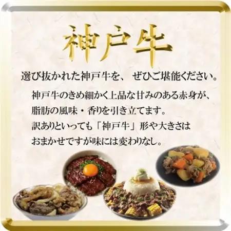 訳あり 神戸牛 焼肉用(部位おまかせ)計800g TSY1-2【配送不可地域：離島】【1682624】