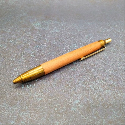 欅 木軸ペン・ノック式ボールペン スペシャルエディション【鼈甲風艶金】【1626903】