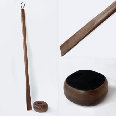 ふるさと納税 旭川市 SASAKIのComfyshoehornregularwalnut【旭川クラフト木製品】_03176 |  | 02