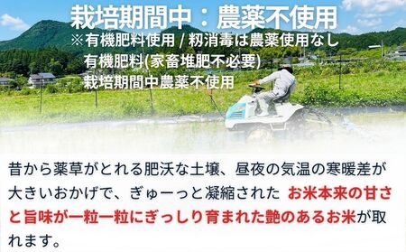 特別栽培米 ＜令和7年産 白米 17kg＞ / ふるさと納税 栽培期間中農薬不使用 米 お米 こめ コメ 国産 新米 玄米 農家やまおか 奈良県 宇陀市
