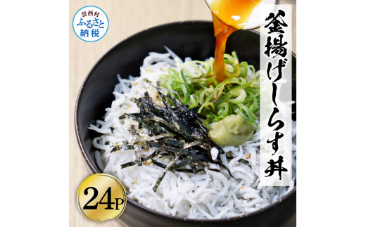 【CF-R7hbk】KGP068　高知県産釜揚げしらす 50g×24パック 簡易梱包 小分け 国産 釜揚げ シラス丼 海鮮丼 ゆず付 お茶漬け 軍艦巻き 手巻き寿司 24人前 大容量 冷凍配送 おかず お取り寄せ のし対応 ギフト