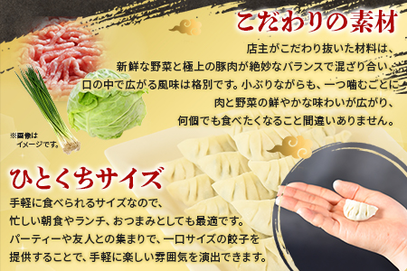 ★数量限定★＜手づくり 一口餃子 60個入り＞翌月末迄に順次出荷【 餃子 ぎょうざ ギョウザ ギョーザ 宮崎餃子 一口餃子 大明神 鶏肉 豚肉 野菜 -】 60個　21,000円