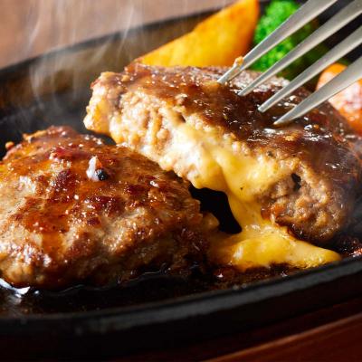 ふるさと納税 新ひだか町 北海道産黒毛和牛 こぶ黒チーズインハンバーグ 15個　【LC】 |  | 03