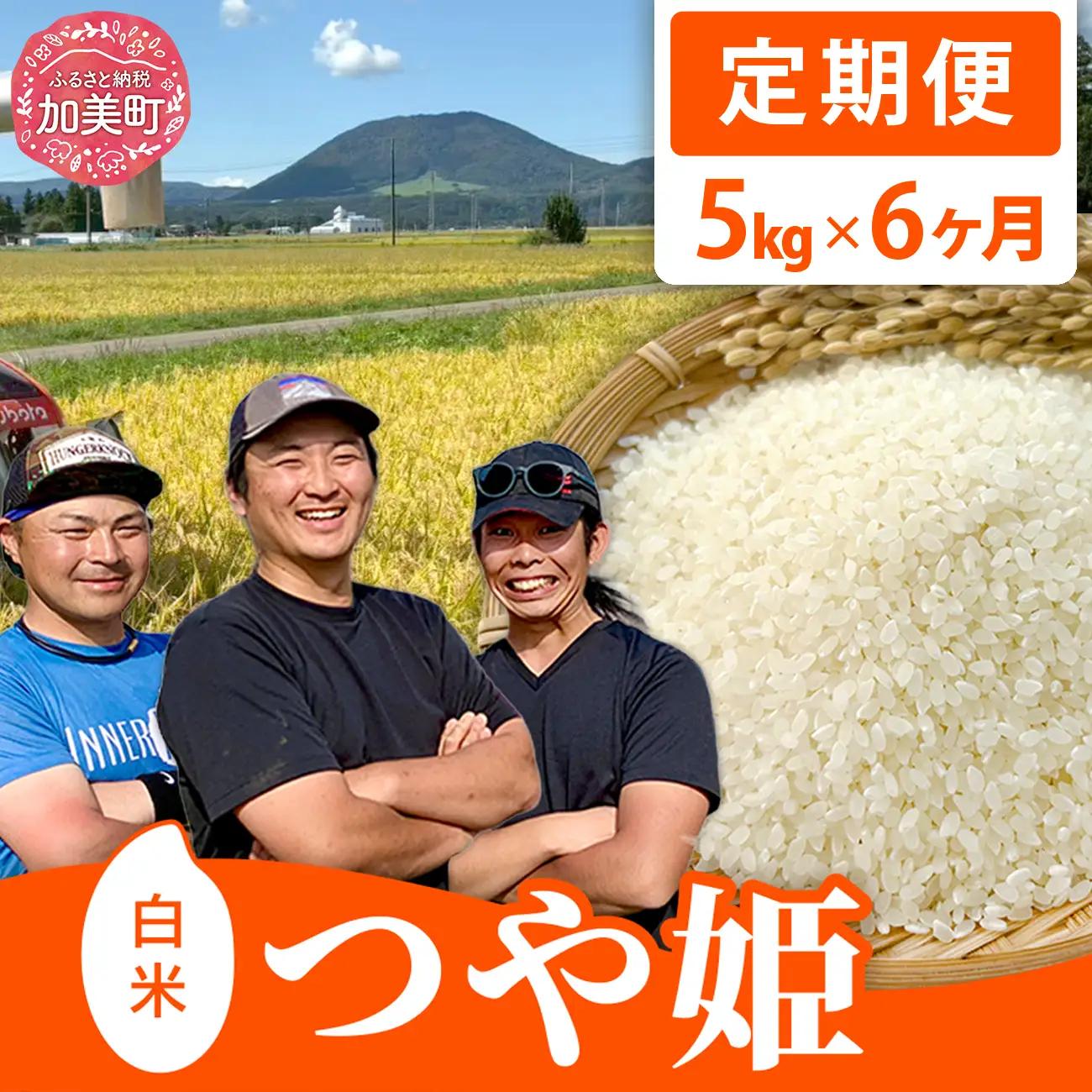 令和8年産 つや姫 5kg×6回定期便 つや