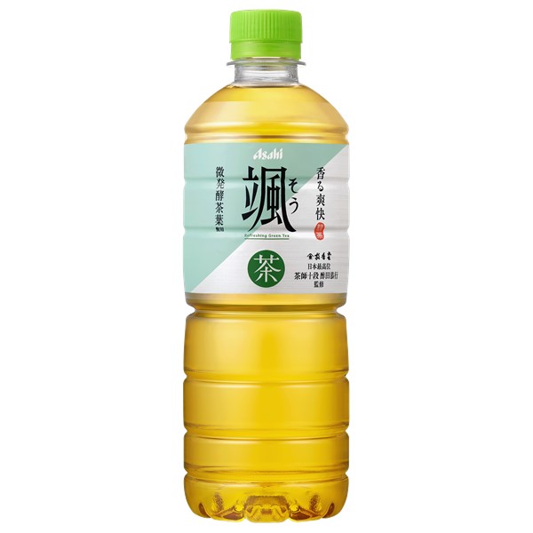 【ふるさと納税】アサヒ 颯 600ml×24本　お茶 緑茶 ペットボトル 送料無料 静岡県 富士宮市