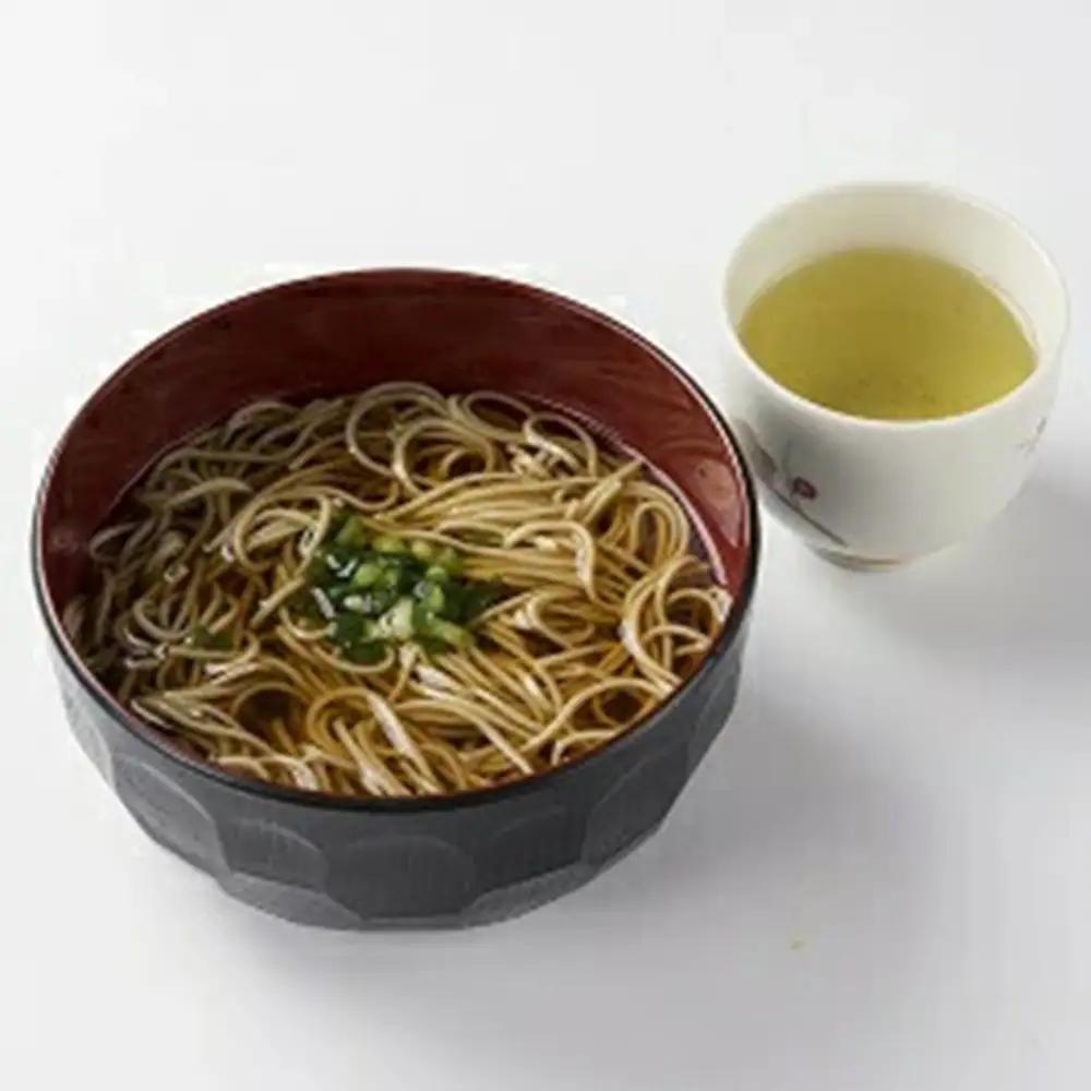 北海道雄武町産 有機韃靼そば乾麺麺つゆお茶セット(韃靼そば乾麺200g×8 神門のつゆ300ml そば茶150g)【04113】