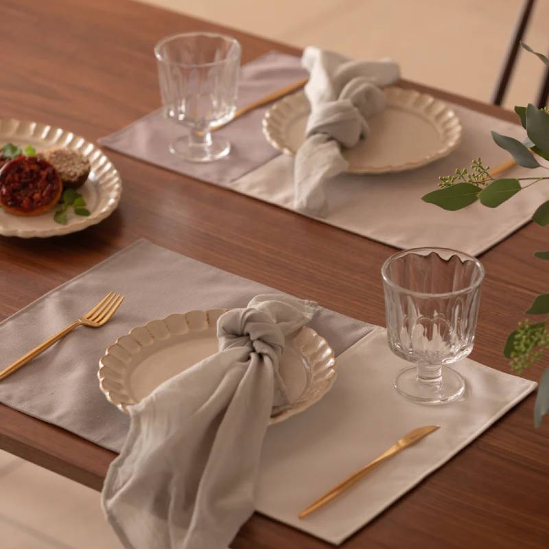 ランチョンマット memoria Luncheon mat／メモリア グレイッシュサンド