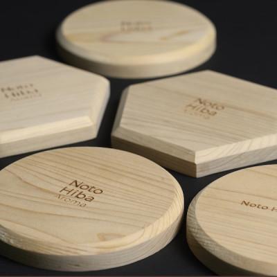 ふるさと納税 能美市 【Notohiba Aroma】六角型コースター(2個入) |  | 02