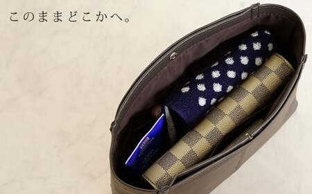 上質な日本製バッグインバッグ「ansac」（ネイビー） No.208-08