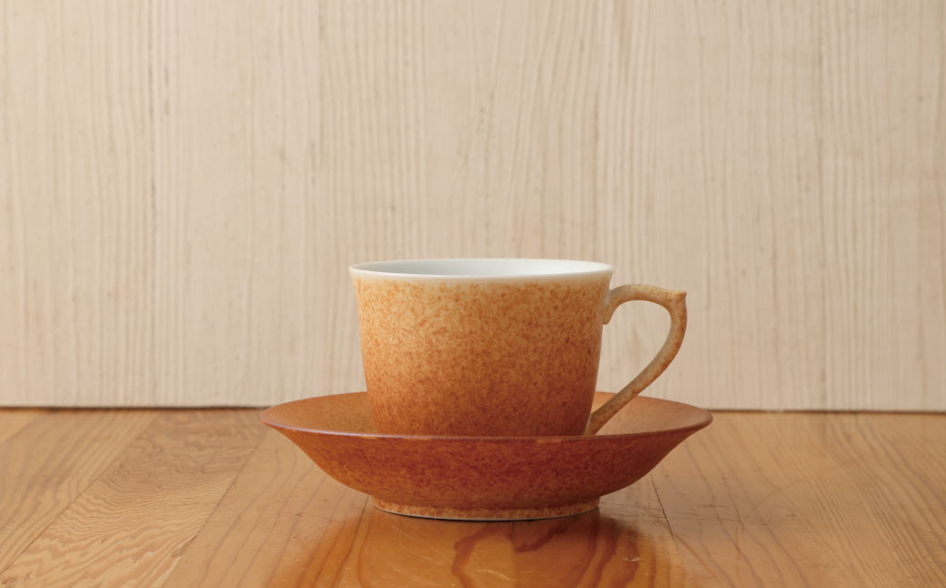 船小屋鉱泉焼 コーヒーカップ＆ソーサー