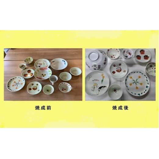 【平日限定】2名様分 親子で体験！有田焼シール転写体験チケット 【 幸楽窯 / YUIKA Lab 】 夏休み 工作 自由研究 陶芸 趣味 転写 シール 有田焼 体験 V35-4_イメージ3