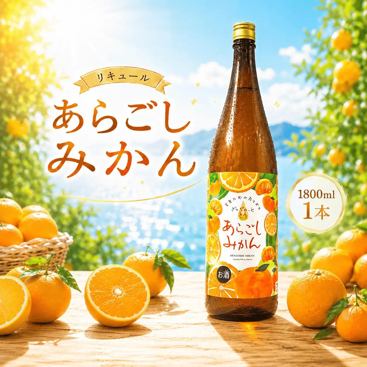 菊水 あらごしみかん 1800ml 1本 | お酒 高知県 安芸市