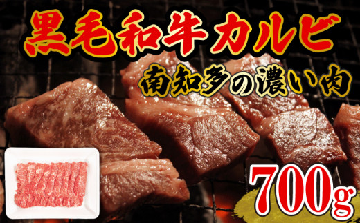 ＜数量限定＞牛肉 焼肉用 カルビ 700g (4人前) 南知多マザービーフ 国産牛 愛知県 南知多町 牛肉 ブランド牛 南知多 愛知県 お米に合う コメに合う 夕食 昼食 朝ごはん 夕食 お肉 肉