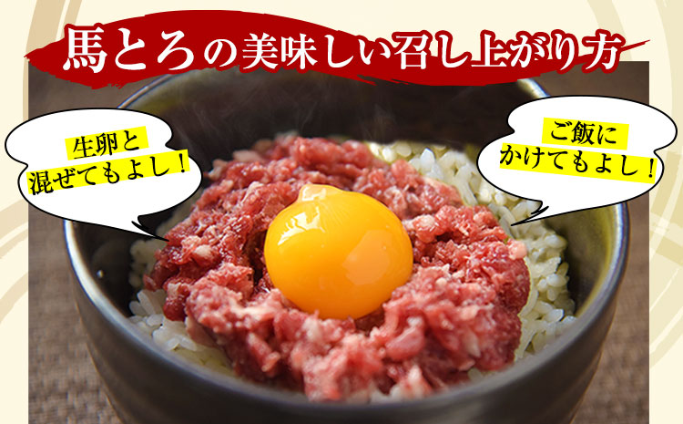 馬とろ 150g×3袋 《30日以内に出荷予定(土日祝除く)》 馬刺 国産 熊本肥育 冷凍 肉 馬肉 熊本県氷川町---hkw_fkgtoron_30d_24_11000_450g---