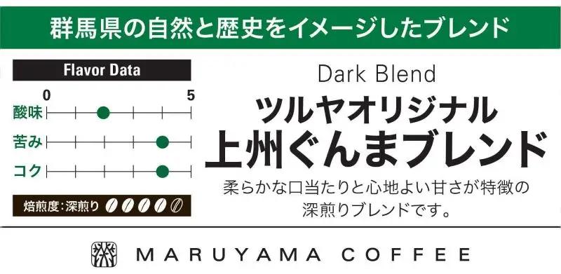 コーヒー ツルヤ 丸山珈琲 粉 詰合せ4袋B