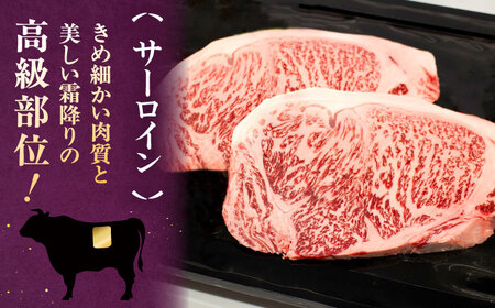 【A5〜A4等級】博多和牛 サーロイン ステーキ 2枚（計500g）株式会社チクゼンヤ/桂川町[ADBZ017]