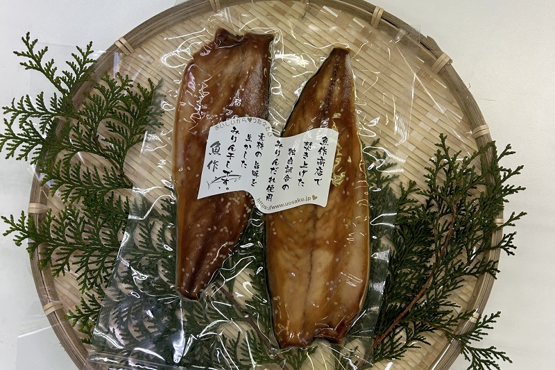 さば味醂干し(1袋)　独自調合　自社釜にて焚き上げた味醂ダレ使用【uosk0030】