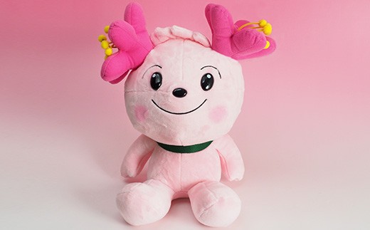 君津市 マスコットキャラクター かわいい 「きみぴょん」ぬいぐるみ  | マスコットキャラクター ご当地 ぬいぐるみ かわいい ピンク 千葉県 君津市 君津 きみつ