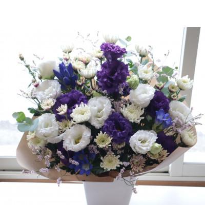 ふるさと納税 筑西市 【7月お盆用】仏花アレンジメント/Lサイズ【7月上旬〜中旬発送】 |  | 02