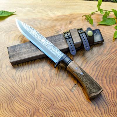 ふるさと納税 南国市 【フロンティア剣鉈 両刃 180】土佐オリジナル白鋼/チェッカー柄 |  | 01