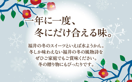 【先行予約】福井名物　久保田の水ようかん　大3枚入り【11月上旬より順次発送】[A-059001]