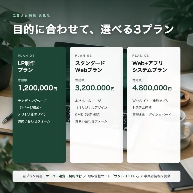 【LP制作】ホームページ制作 集客に活きるランディングページ Webページ 制作 専用 キャンペーン 小諸市