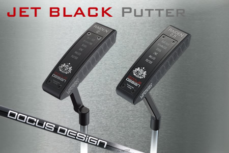 JET Black RAIDEN2(クランク)／RAIDEN2.5(スラント) PUTTER カーボンシャフト装着モデル  ゴルフ DOCUS クラブ パター ※離島への配送不可 golf ごるふ ゴルフ用品 スポーツ用品 スポーツ _CZ67