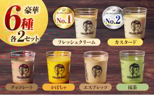 葉山ビーカープリン パーティーアソート セット 6種×2個 詰め合わせプリン (カスタード / かぼちゃ / 抹茶 / 北海道フレッシュクリーム / エスプレッソ / チョコレート) 食べ比べ プリン