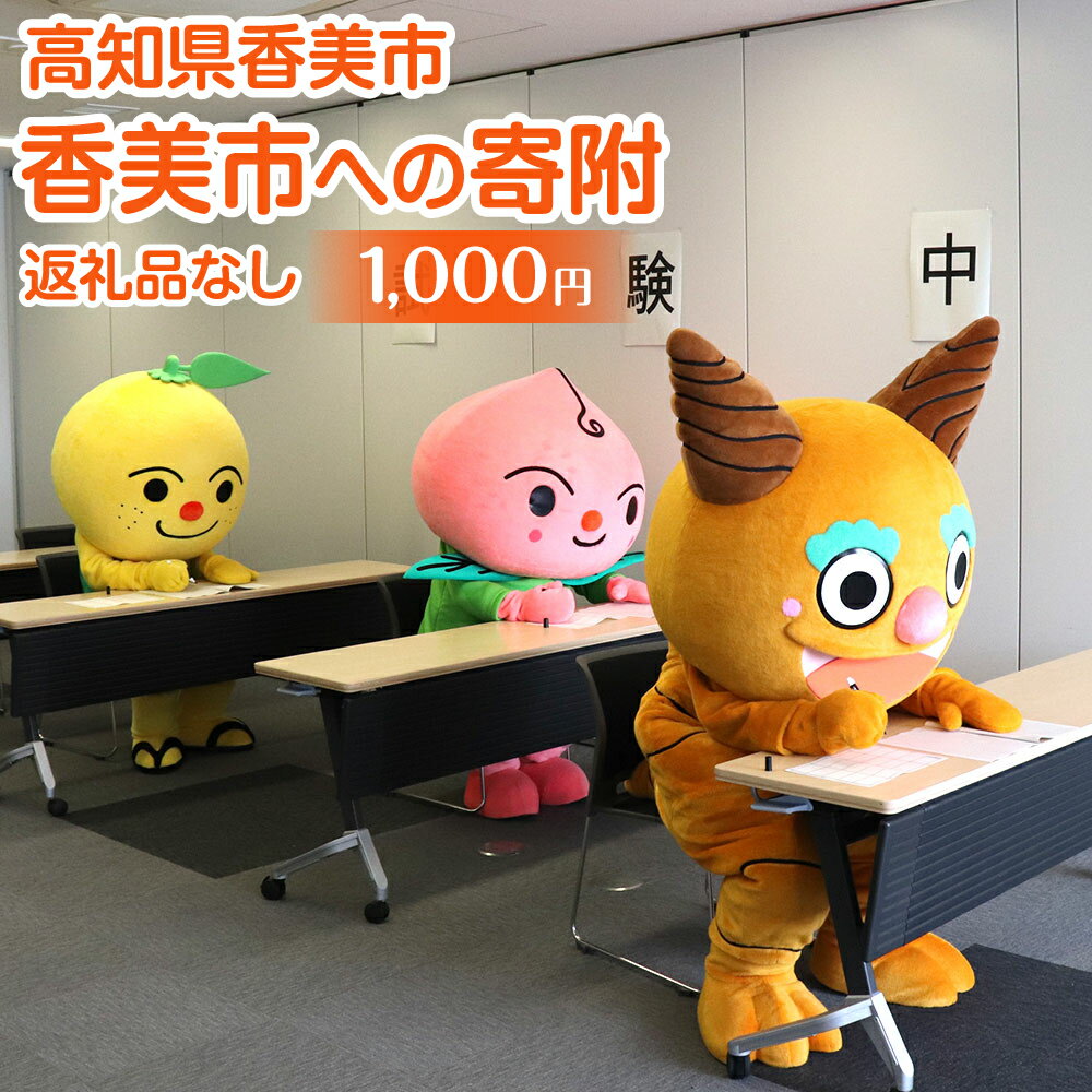 【ふるさと納税】香美市への寄附（返礼品はありません）