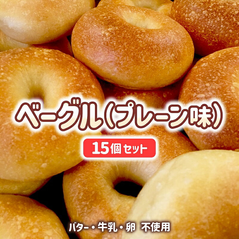 【ふるさと納税】宮崎県 ベーグル（プレーン）15個