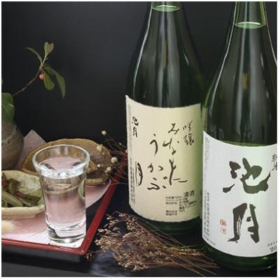 ふるさと納税 中能登町 【鳥屋酒造】 日本酒 飲み比べ4本セット(純米大吟醸池月　純米池月　眉丈山　みなもにうかぶ月)