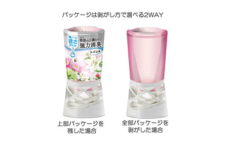 スッキーリ！ トイレ用 可憐なホワイトフローラル 16個 【2026年2月下旬より順次発送予定】 アース製薬 消臭剤 トイレ 大容量