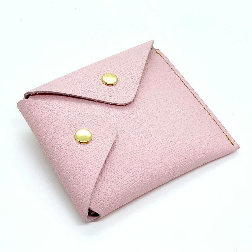 【ふるさと納税】渋沢栄一翁 コンパクト財布 1点 ピンク W110×H90×D20mm 牛革 レザー カード 札入れ コイン 小銭入れ 財布 ウォレット 東京都 北区 送料無料