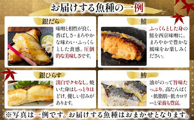 《訳あり》16種の中からおまかせ6種 西京漬け24枚 4切れ×6袋