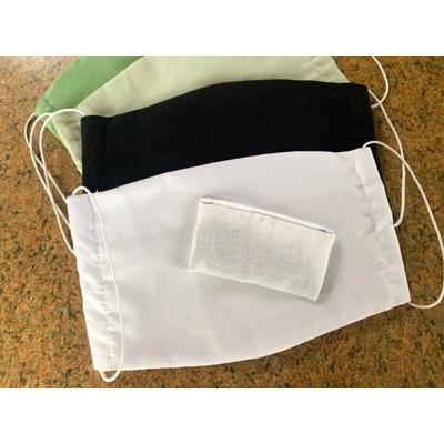 ふるさと納税 沼津市 【静岡県愛鷹山麓で育った緑茶葉使用】あしたか茶　茶葉マスク　4色×各2枚(計8枚)セット |  | 01