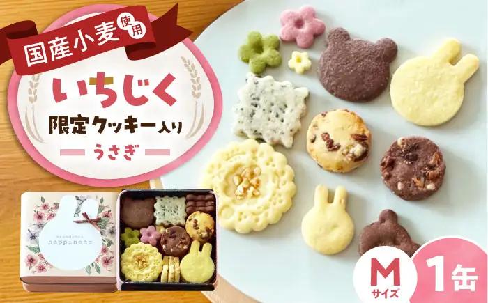 クッキー缶 うさぎのいろいろクッキー缶M 限定缶 BLAH014