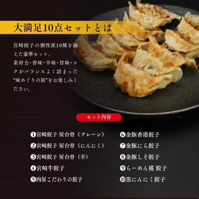 ふるさと納税 宮崎市 宮崎餃子　大満足10点セット |  | 02