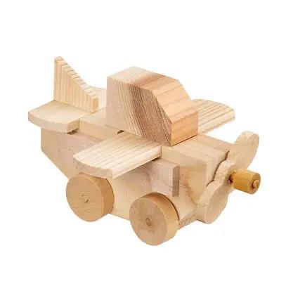 ＭＯＣＣＯ　木の工作キット＜飛行機＞木製玩具  木のおもちゃ 対象年齢６歳から