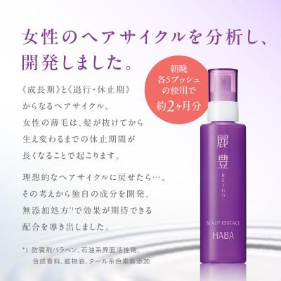 ふるさと納税 苫小牧市 HABA 薬用 麗豊(れいほう) 女性用育毛剤 【医薬部外品】 |  | 02
