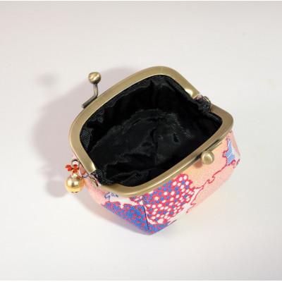 ふるさと納税 与謝野町 2.5寸ボストンがま口　小紋柄(白) |  | 01