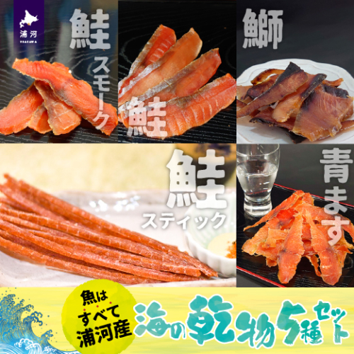 北海道日高産 海鮮乾物5種セット[25-1298]