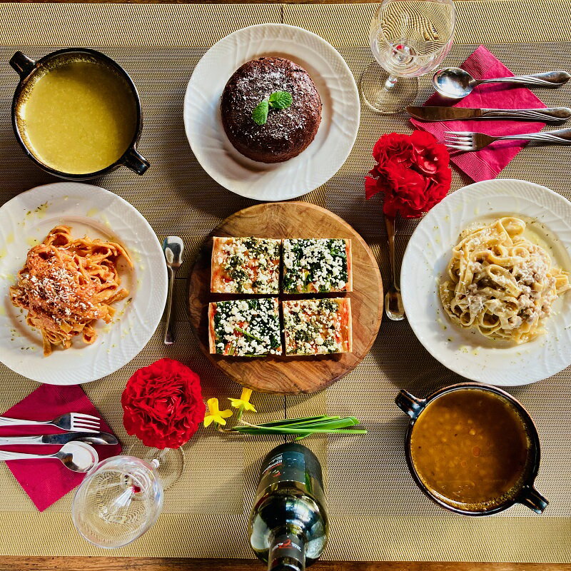 【ふるさと納税】【クッチーナ・リナルド】手作り イタリアン ディナー セット B 7種類 パスタ ピザ スープ ガトーショコラ 冷凍 詰め合わせ イタリア料理 スイーツ デザート ディナー ランチ 晩ご飯 簡単調理 人気 おすすめ お取り寄せ 宮崎県 綾町 送料無料