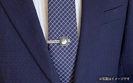 ＜タイピン＞ スクエア ペガサス / ネクタイ ピン スーツ 小物 ギフト 贈り物 / 瀬戸市 / 陶華[BBCD024]