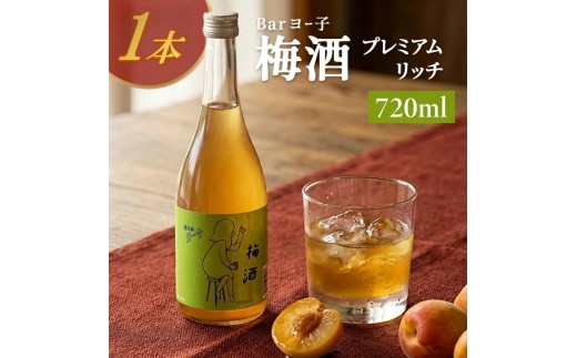 酒田の酒屋厳選　楯の川 BARヨー子 梅酒プレミアムリッチ　720ml×1本 SA2904