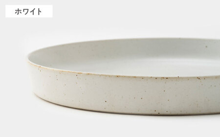 【波佐見焼】吉田 愛 カレー皿「plate 245」ブラック・ホワイト 2枚セット パスタ皿 食器 食器 皿 【中善】 [YE08] 波佐見焼