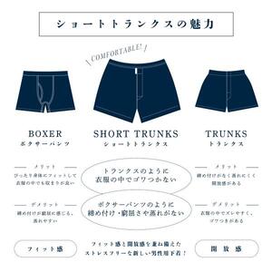 メンズ 下着 ショートトランクス XＬサイズ 3枚セット （02 Leaf black）（03 Leaf blue）（04 Botanical green） 締め付け感の無い/専用BOX付き ZIVA